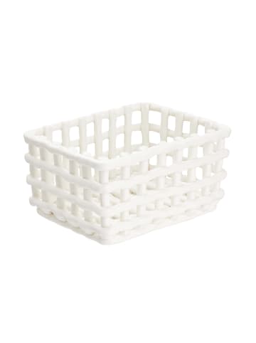 Butlers Korb aus Keramik B 20 x T 16cm CRAFT in Creme