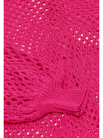 Swirly Strickpullover in Pink