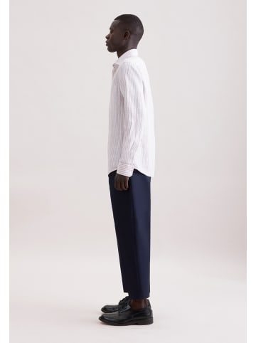 Seidensticker Leinenhemd Shaped in Beige