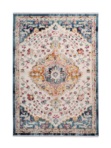 Teppich Boss Kurzflor Teppich Antonia 1025 - Weiß / Blau