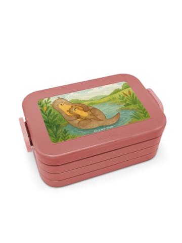 Mr. & Mrs. Panda MEPAL Bentobox Otter Kind Design ohne Spruch in Rot Pastell