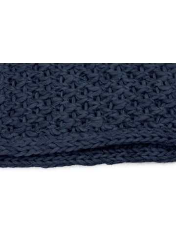 styleBREAKER Strick Loop Schal in Blau