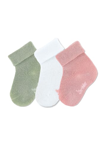 Sterntaler Baby-Socken uni, 3er-Pack in zartrosa