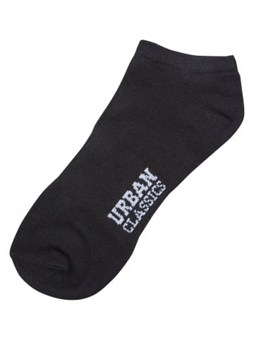 Urban Classics Urban Classics Unisex Logo No Show Socks 5-Pack in black