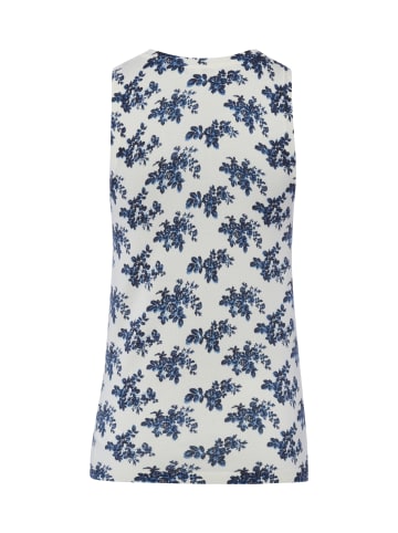 Marie Lund Top in weiß marine - 0001