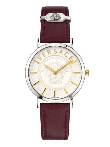 Versace Analoguhr für Damen in rot