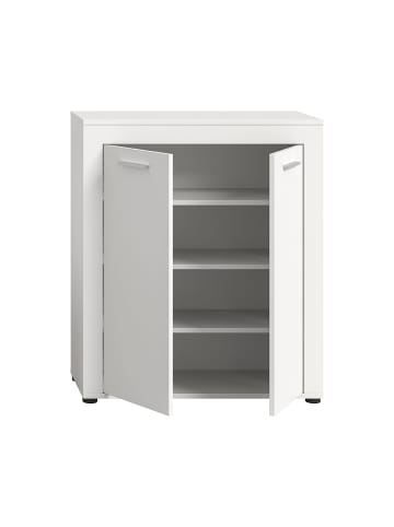 ebuy24 Schuhschrank Jam Weiß 80 x 35 cm