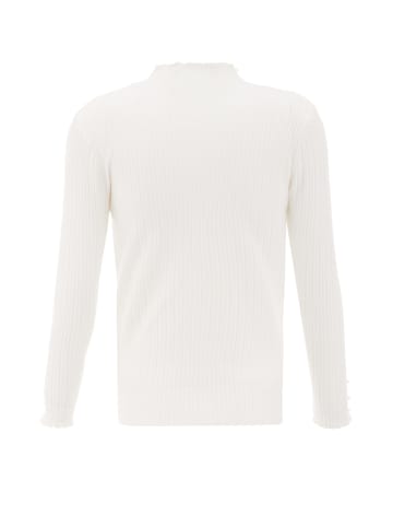 CARNEA Damen Strickpullover in Wollweiss