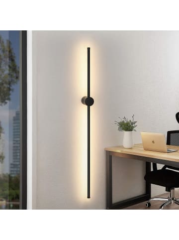 ZMH Wandleuchte LED in schwarz L 100CM Schwenkbar warmweiß 3000K lang