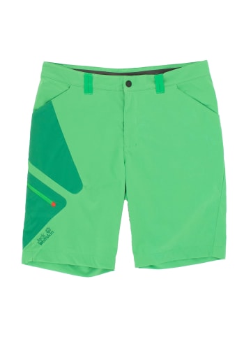 Jack Wolfskin Shorts Norrish Flex Hiking Softshell in Grün