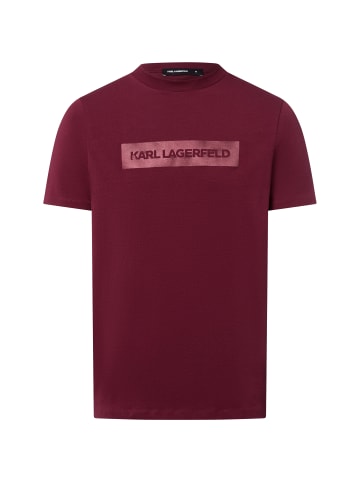 Karl Lagerfeld T-Shirt in bordeaux