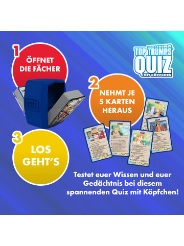 Winning Moves Top Trumps Quiz - One Piece Quizspiel Wissensspiel in blau