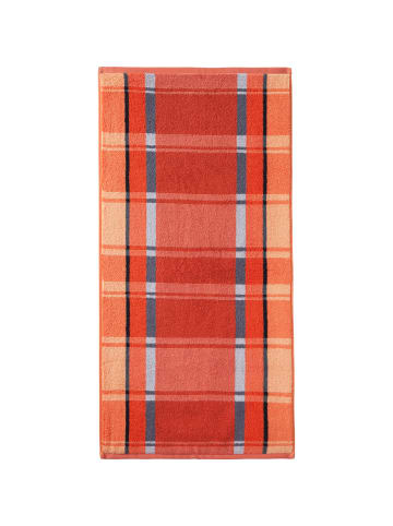 Erwin Müller Jacquard Handtuch 4er-Pack Ludwigsburg in terra