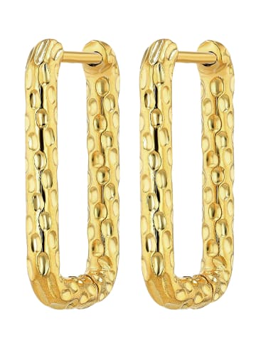 Adeliás Damen Ohrringe aus Edelstahl in gold