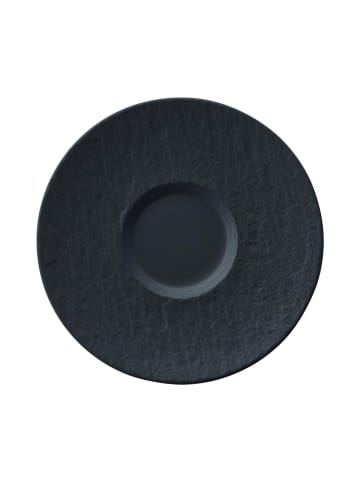 Villeroy & Boch 6er Set Café au Lait-Set Manufacture Rock 250 ml schwarz in schwarz