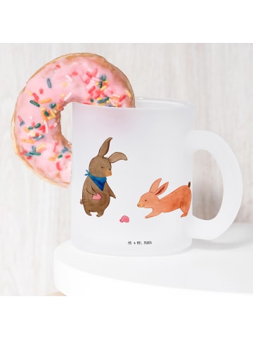 Mr. & Mrs. Panda Tasse Hasen Muschel ohne Spruch in Transparent