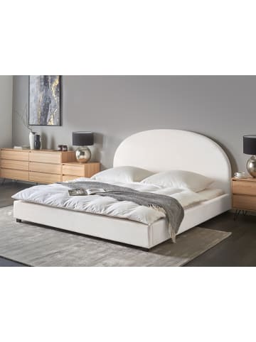 Beliani Doppelbett VAUCLUSE in Weiß - (W) 194 x (H) 112 x (L) 214 cm