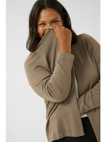 KAFFE curve Strickjacke KCfarsia Regular fit in Major Brown