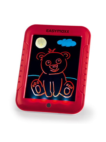 EASYmaxx Malpad Magic Glow 20-tlg. 4,5V rot  rot