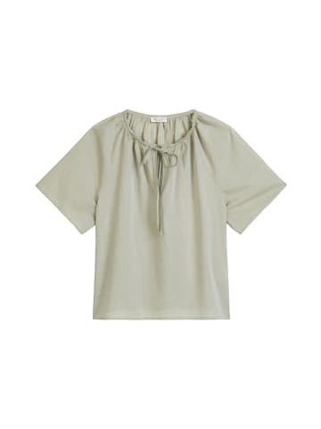 Marc O'Polo Kurzarm-Bluse relaxed in smooth sage