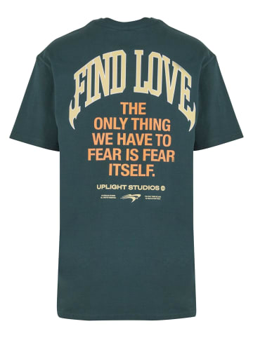 Mister Tee Mister Tee Find Love Oversize Tee in bottlegreen
