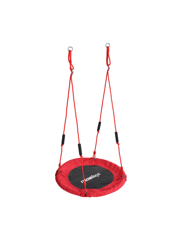 relaxdays Nestschaukel in Rot – 80 cm