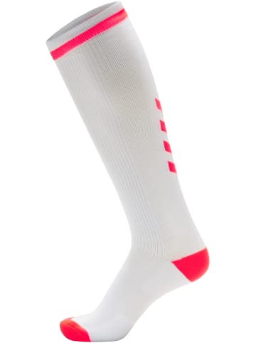 Hummel Hummel High Indoor Socken Elite Multisport Erwachsene Schnelltrocknend in WHITE/DIVA PINK