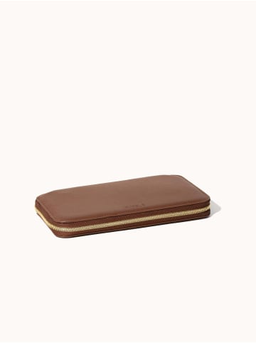 PURELEI Reiseetui Schmuck Brown