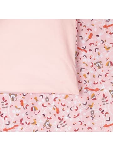Bink Bedding Bettwäsche Sofie Tiere rosa 100 x 135