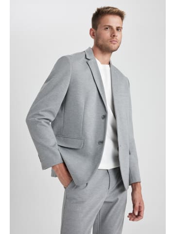 DeFacto Jackenblazer MODERN FIT in Grau Melange