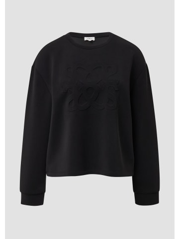 s.Oliver Sweatshirt in 99D0_schwarz