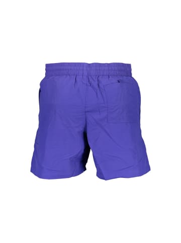 NORWAY 1963 Blau Polyamid Herren Bade Boxershorts