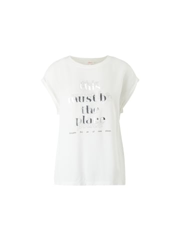 S.OLIVER RED LABEL T-Shirt in creme