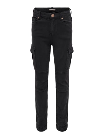 KIDS ONLY Cargohose KONMISSOURI REG ANK LIFE CARGO PANT in black