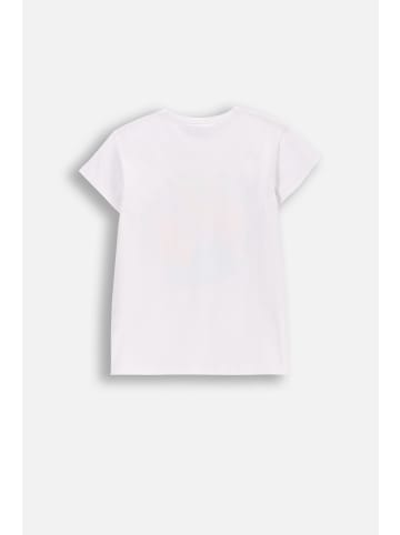 Coccodrillo T-Shirt mit kurzen Ärmeln in weiß