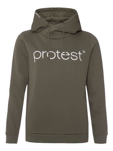 Protest " CLASSIC LOGO HOODY in Just Leaf