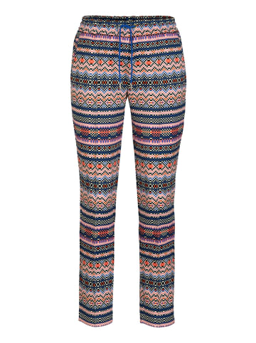 Rich & Royal Stoffhose Printed Scuba Pants in rosa