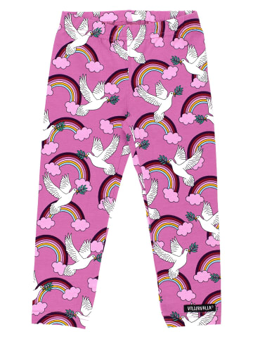 Villervalla Leggings Peace in rosa