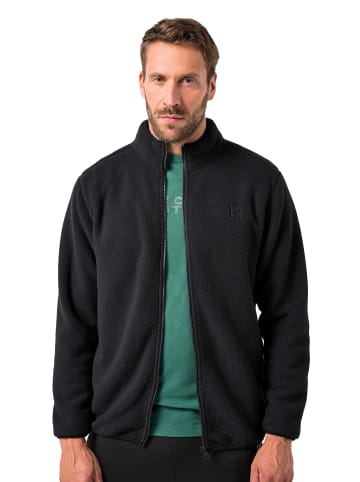JP1880 Fleecejacke in schwarz