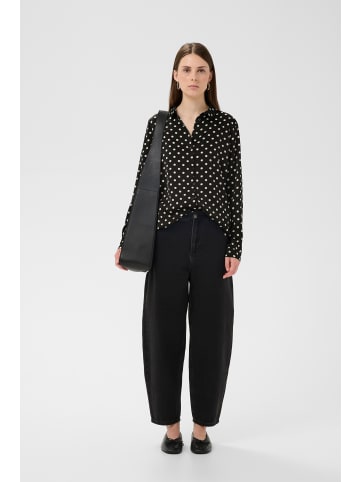 InWear Langarm - Hemd ZeemaIW Gerade Passform in Black Spaced Dots