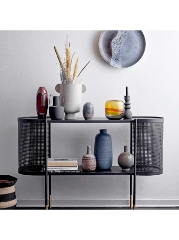 Bloomingville Kerzenhalter EMIE Schwarz Keramik 19x8 cm