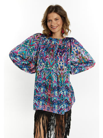 usha FESTIVAL Bluse in Blau Mehrfarbig