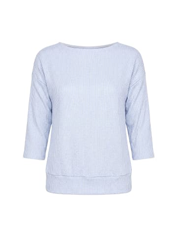 Ulla Popken Sweatshirt in helles blau
