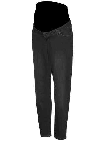 Vero Moda Mom Fit Umstandsjeans in Black Denim