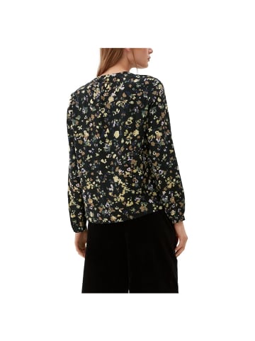 S.OLIVER RED LABEL Langarmbluse in Schwarz