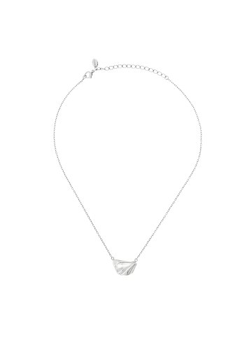 Breil Halskette plisse' silber