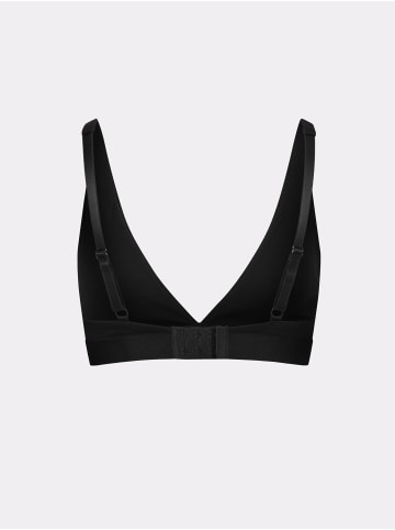 Erlich Textil  CASUAL COTTON PLUNGE BH IM 2er PACK in schwarz