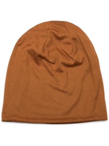 styleBREAKER Beanie Mütze in Cognac