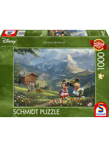 Schmidt Spiele Disney, Mickey & Minnie in den Alpen (Puzzle)