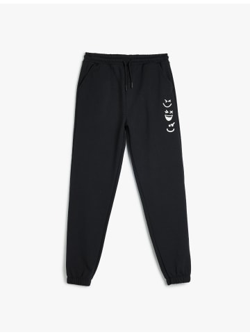 KOTON Sweathose in Schwarz
